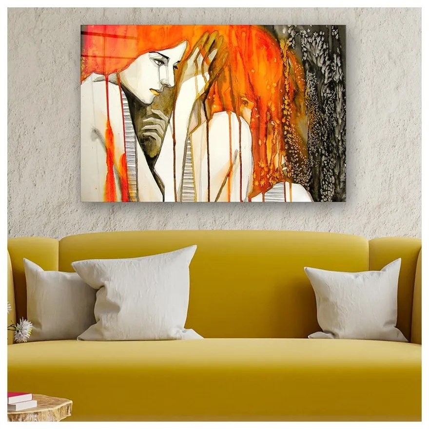 Картина върху стъкло 100x70 cm - Wallity