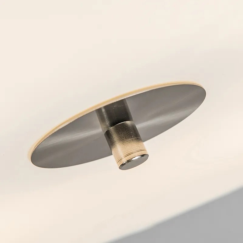 Ръстичен таванен аплик зелен 50 см - Drum Jute