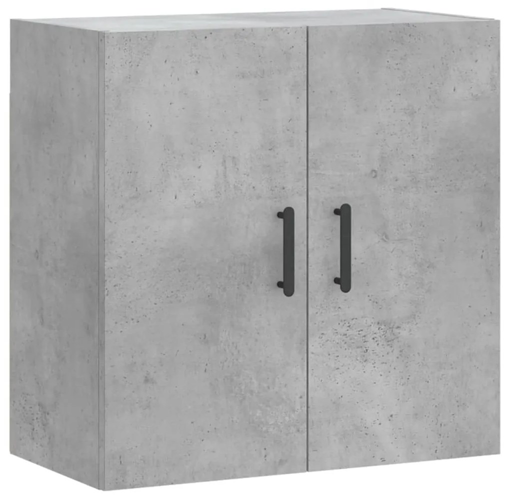 829976 vidaXL Стенен шкаф, бетонно сив, 60x31x60 см, инженерно дърво