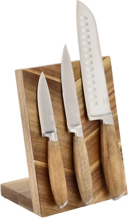 Дървена магнитна поставка за ножове – Holm