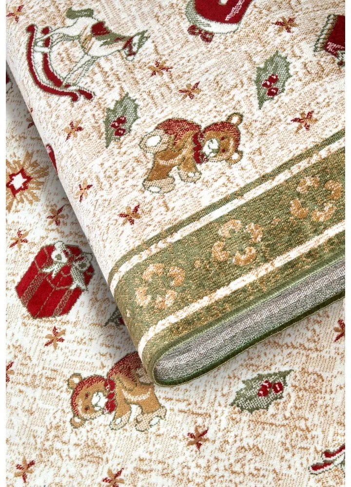 Зелен килим с коледен мотив със смес от памук 160x230 cm Toy's Delight Green Christmas – Villeroy&amp;Boch