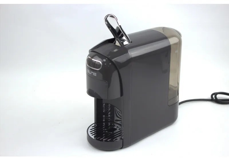Еспресо машина за мляно кафе и капсули 3в1 Elite CCM-1278GR, 1400W, 0.7 л, 3 адаптера, 20 bar, Сив