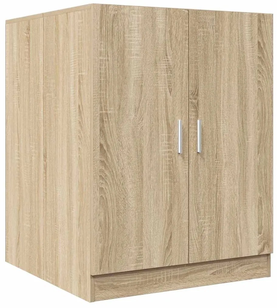 849649 vidaXL Шкаф за пералня сонома дъб 70,5x71,5x91,5 см