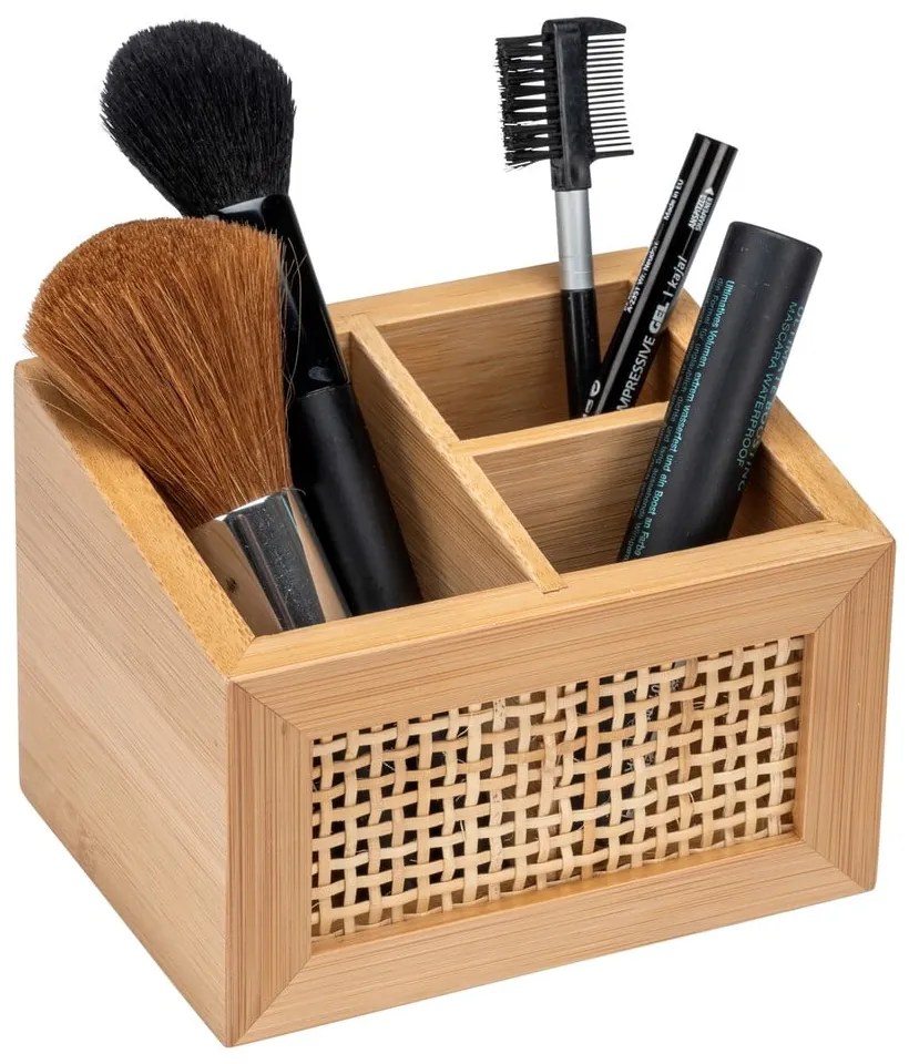 Бамбуков органайзер за баня Allegre, 12 x 9 cm - Wenko