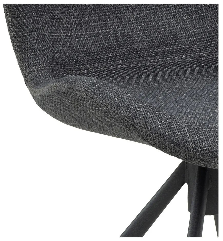 Тъмносиви трапезни столове в комплект от 2 броя Batilda - Actona