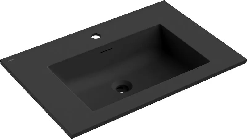 Mexen Otis вградена в плот мивка 71 x 46,5 cm, черен мат - 25187071