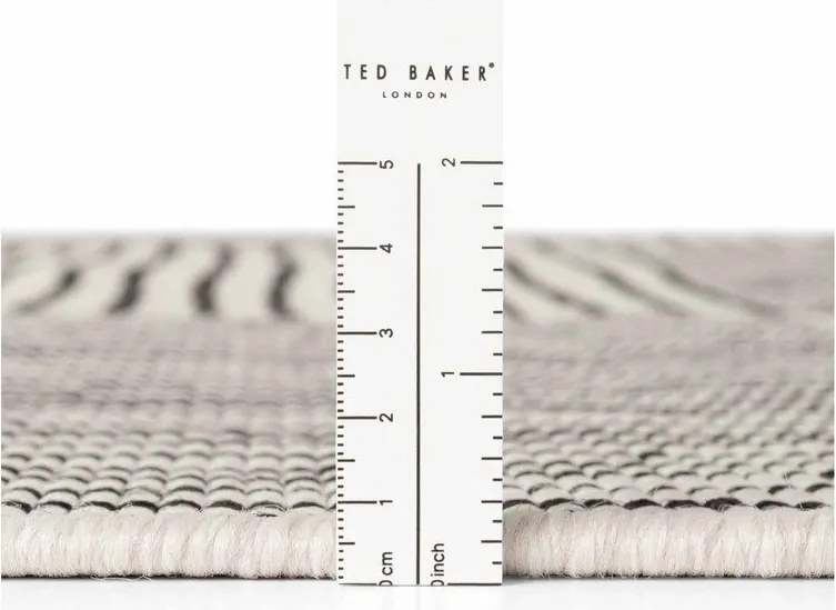 Черен/кремав килим за открито и закрито 120x170 cm Haringey Nightingale – Ted Baker