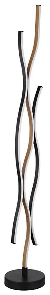 Globo 67206SW - LED Лампион GERONIMO LED/28W/230V 3000K черен/златист