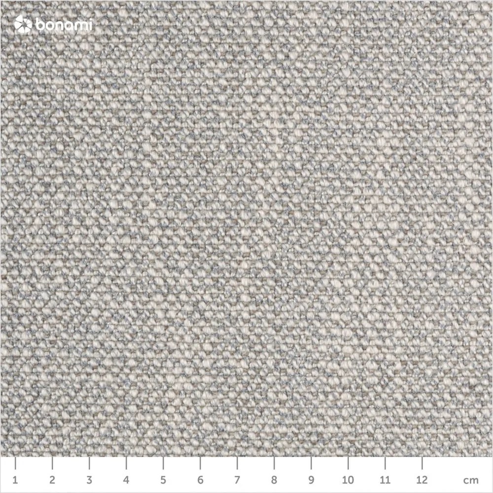 Сиво двойно легло 180x200 cm тапицирано с място за съхранение с включена подматрачна рамка Atesio – Meise Möbel
