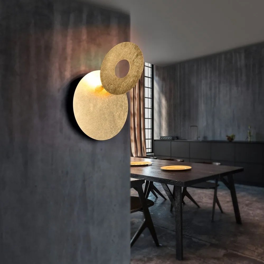 LED стенна лампа в златист цвят Leano - Trio