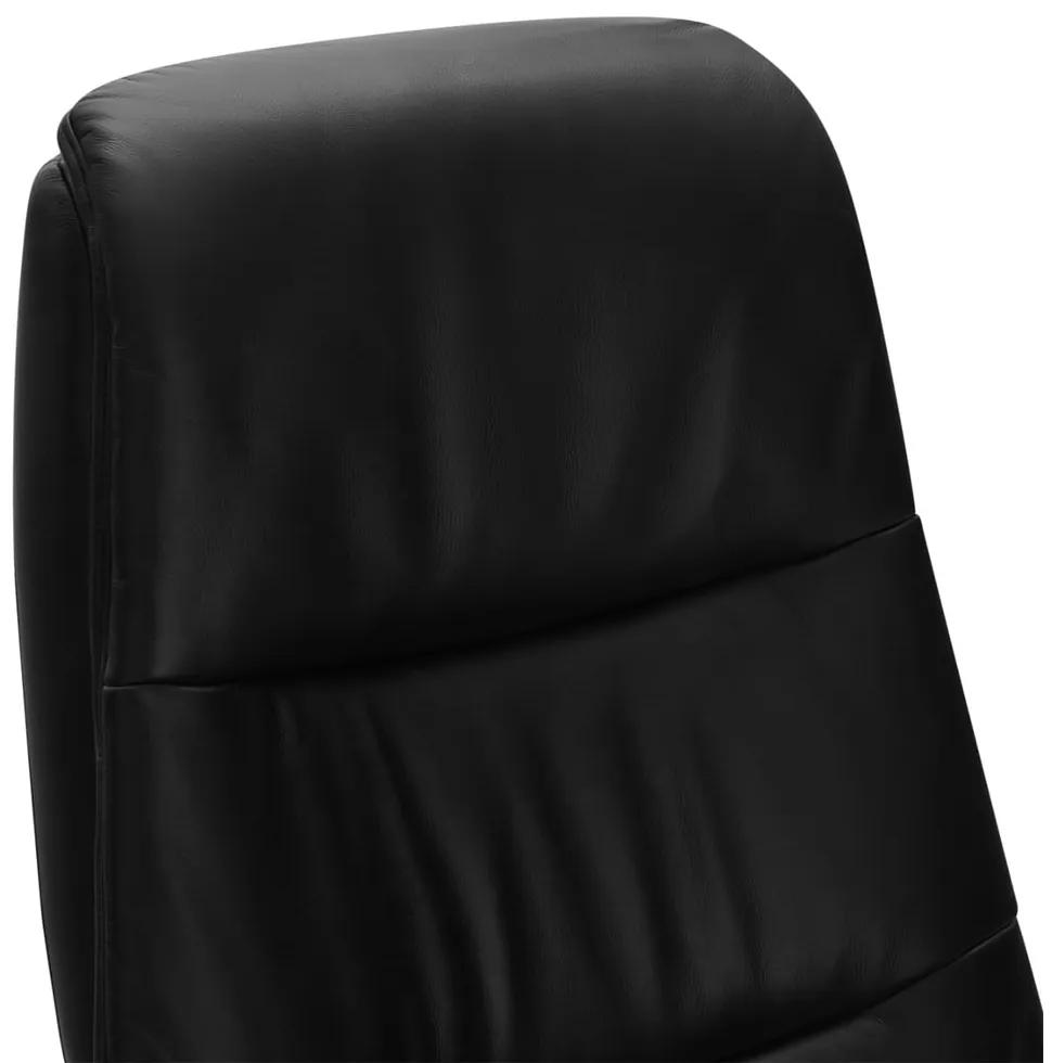 Черно кожено кресло Delta – Furnhouse