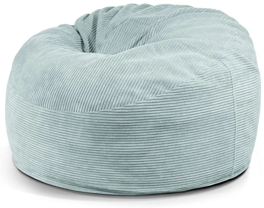 Пуф от рипсено кадифе в цвят мента Om 110 – SLOWDOWN