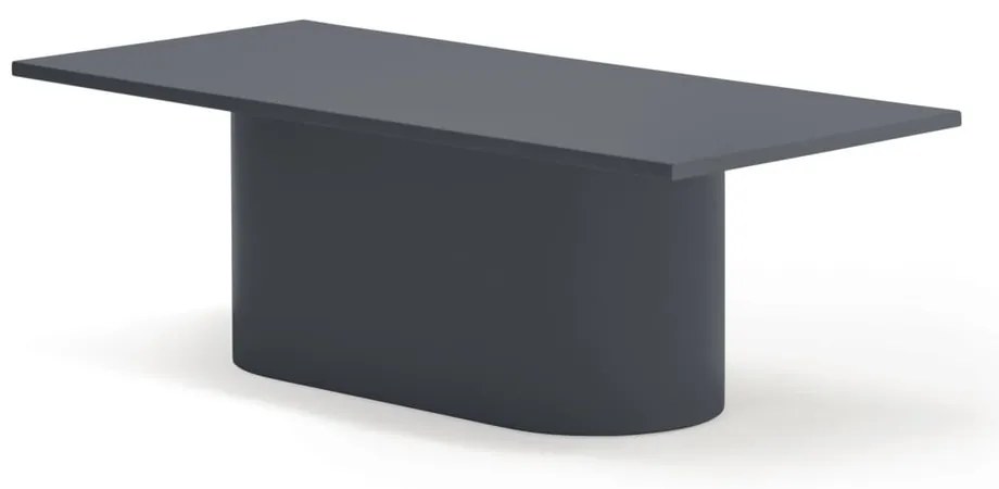 Антрацитна масичка за кафе 50x111 cm Totem – Teulat