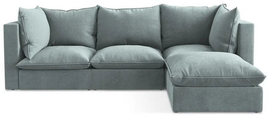 Син ъглов диван (десен ъгъл) Manao – Makamii