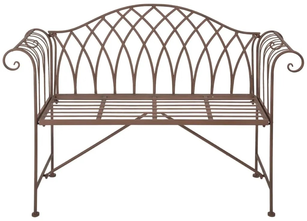 411499 Esschert Design Градинска пейка, метална, староанглийски стил, MF009