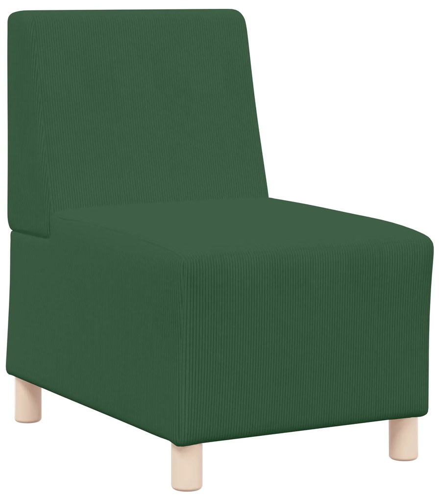4108500 vidaXL Диван стол Джунглово зелено 55 x 74 x 82 см Кадифе