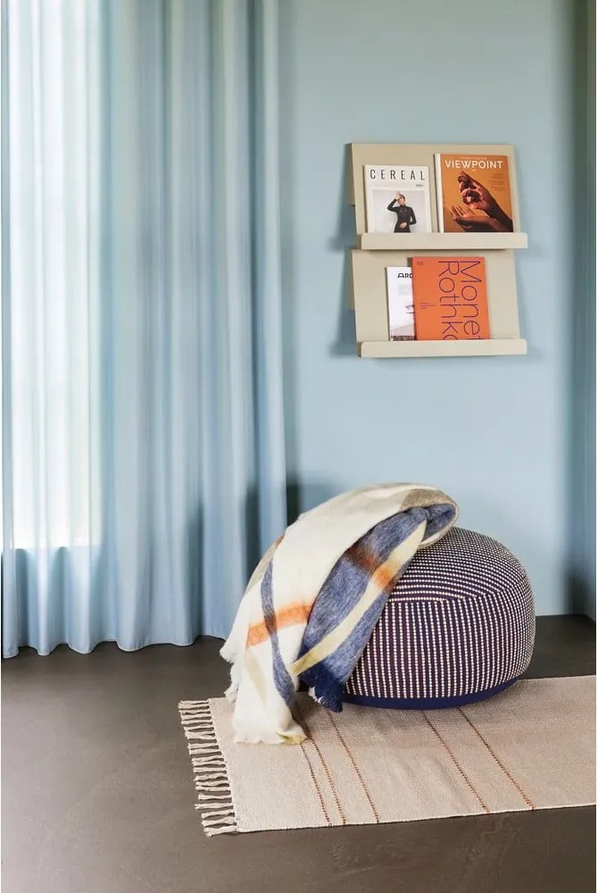 Тъмносиня табуретка Mochi – Hübsch