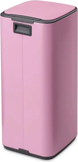 Кош за боклук Brabantia Bo Pedal 1010447, 30 л, Леко затваряне, Противоплъзгаща основа, Розов
