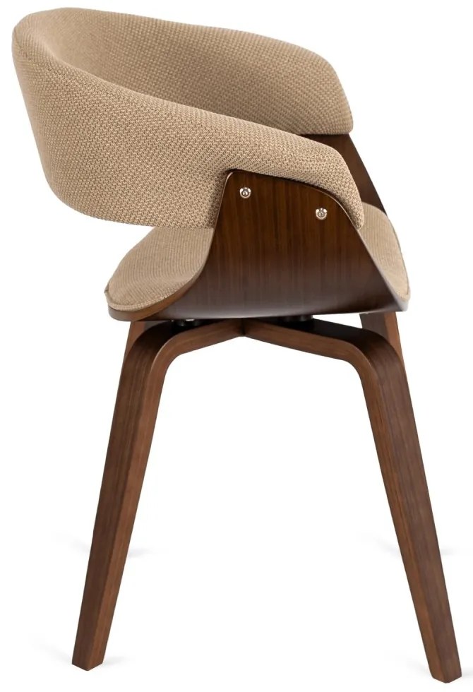 Тапициран фотьойл GARY2 - различни цветови решения златен дъб - сив