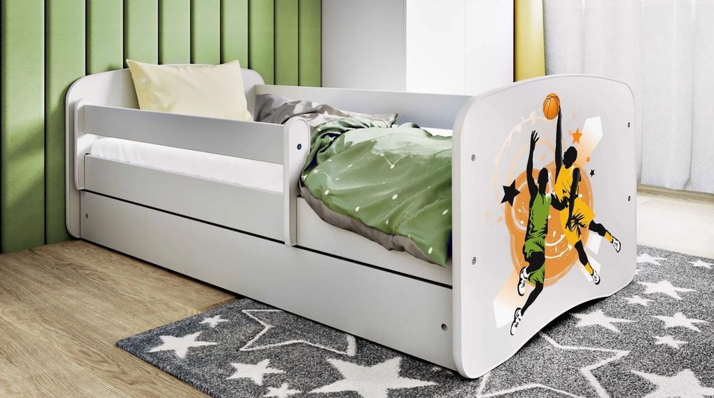 Детско легло Babydreams Cartoon-Leuko-180 x 80-Basketball