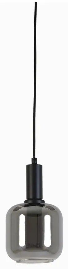 Сива лампа за таван със стъклен абажур ø 21 cm Lekar - Light &amp; Living