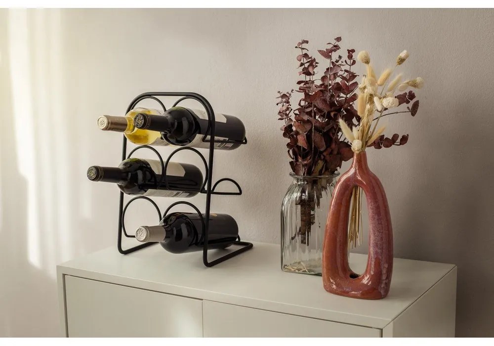 Метална стойка за вино за 6 бутилки - Compactor