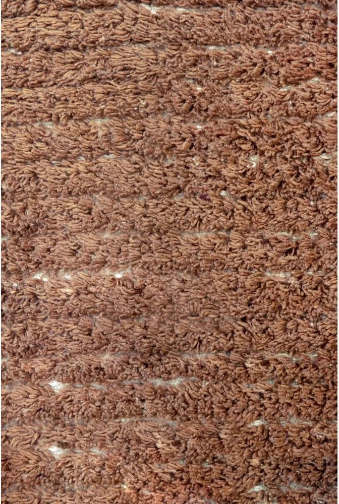 Памучен килим в тухлен цвят 170x240 cm Twin Toffee – Lorena Canals