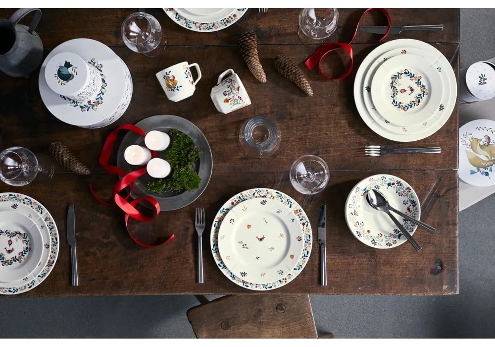 Бяла порцеланова чиния ø 23 cm Grand Cru Cottage – Rosendahl