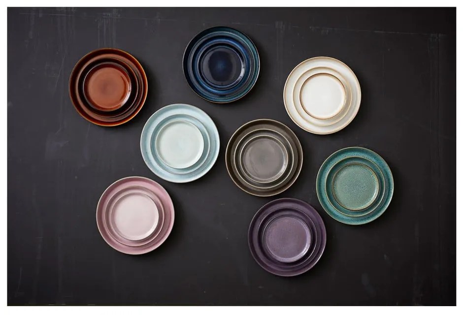 Розова/сива десертна глинена чиния ø 17 cm Gastro Grey/Light Pink – Bitz