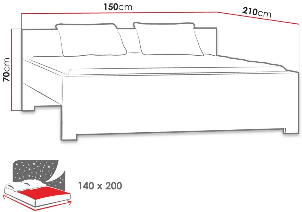 Легло Vegas-Fusiko-140 x 200