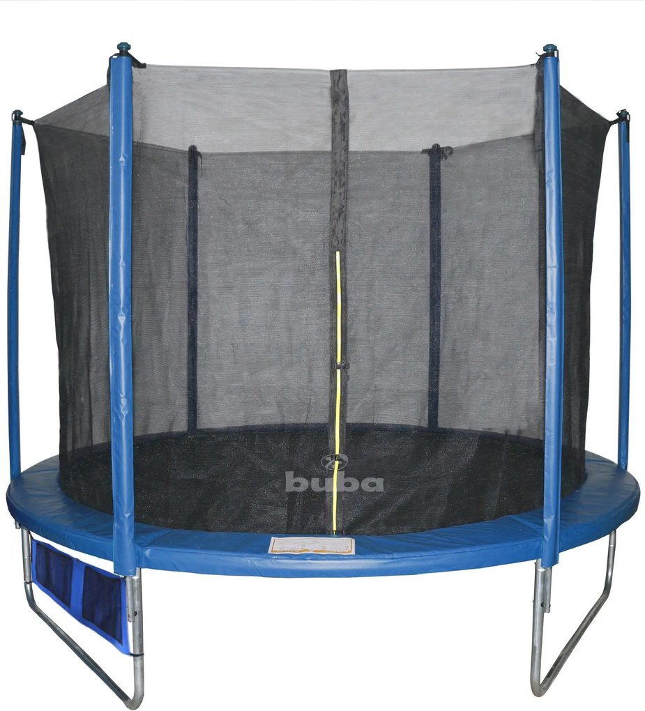 Buba  -  Батут с вътрешна мрежа Buba 8FT (252см), Джоб за обувки и стълба