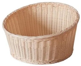 Водоустойчив панер PVC кръгъл натурал ф40x13(H1)x23(H2)см GCC-(674034N-OT)