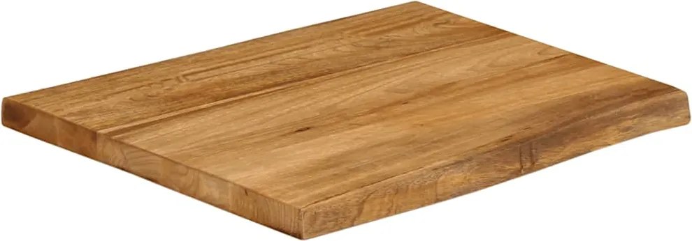 370794 vidaXL Плот за маса, 80x80x3,8 см, жив ръб, масивно дърво манго