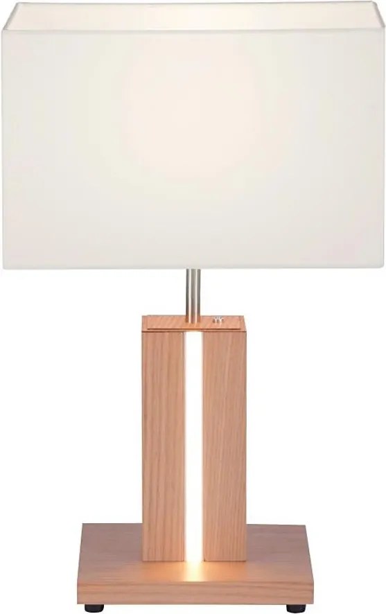 Leuchten Direkt 11421-78 - LED настолна лампа AMANDA, 1x E27 (макс. 40 W) / 230 V + вграден LED 5 W