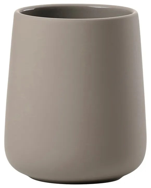 Кафява керамична чаша за четки за зъби Nova One - Zone