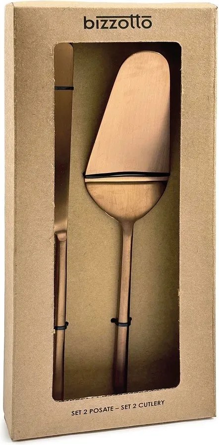 Комплект за сервиране на торта 2 бр. от неръждаема стомана Hestia – Bizzotto