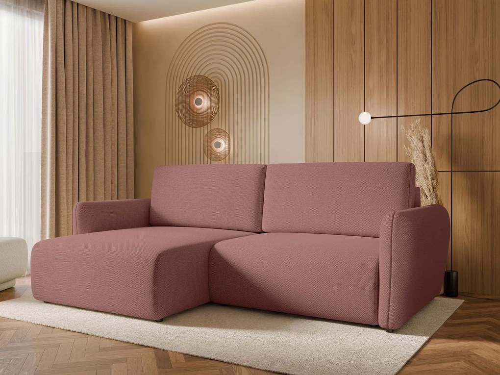 Ъглов Диван Гоя Слим-Розов