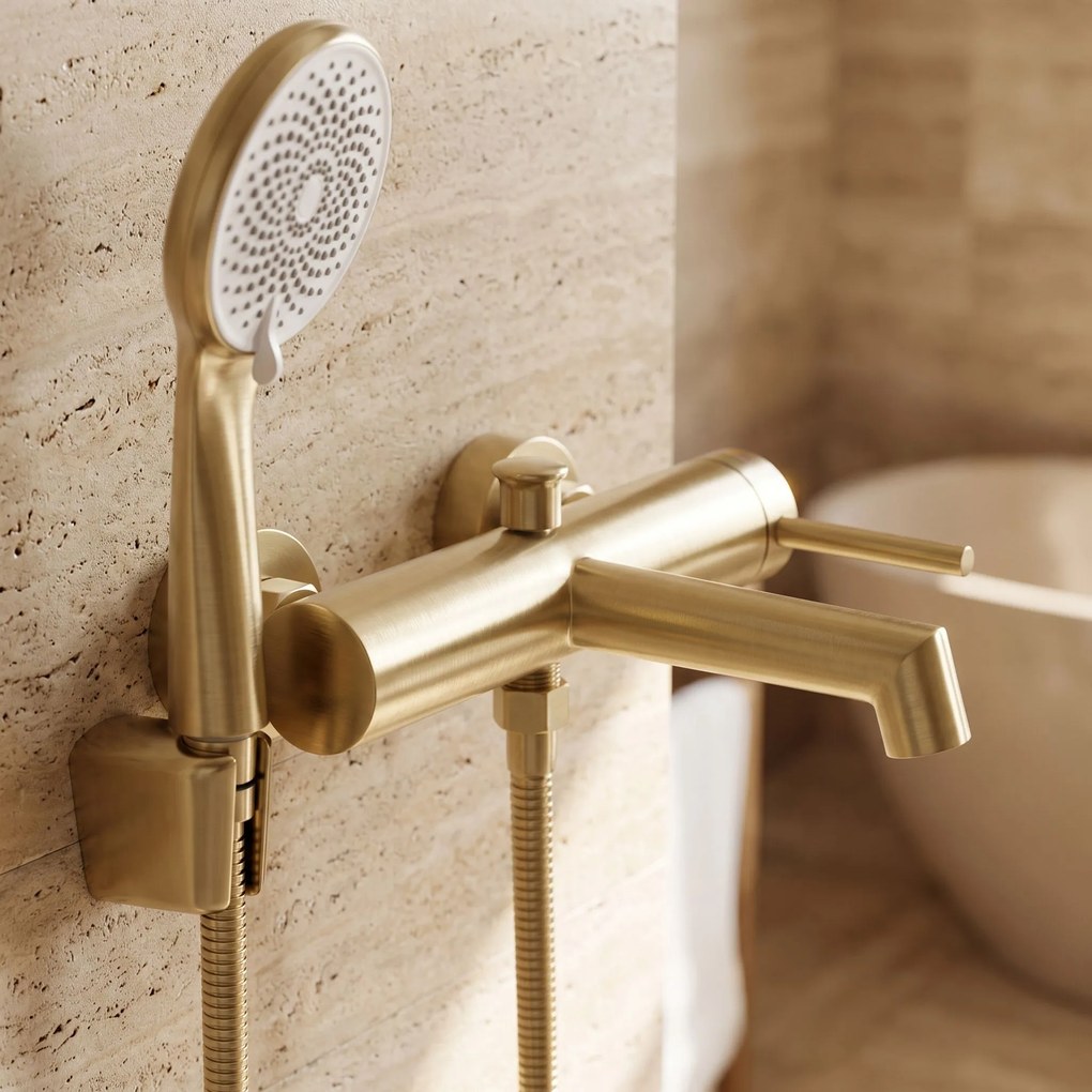 Смесител за вана Rea Foss Gold Brush