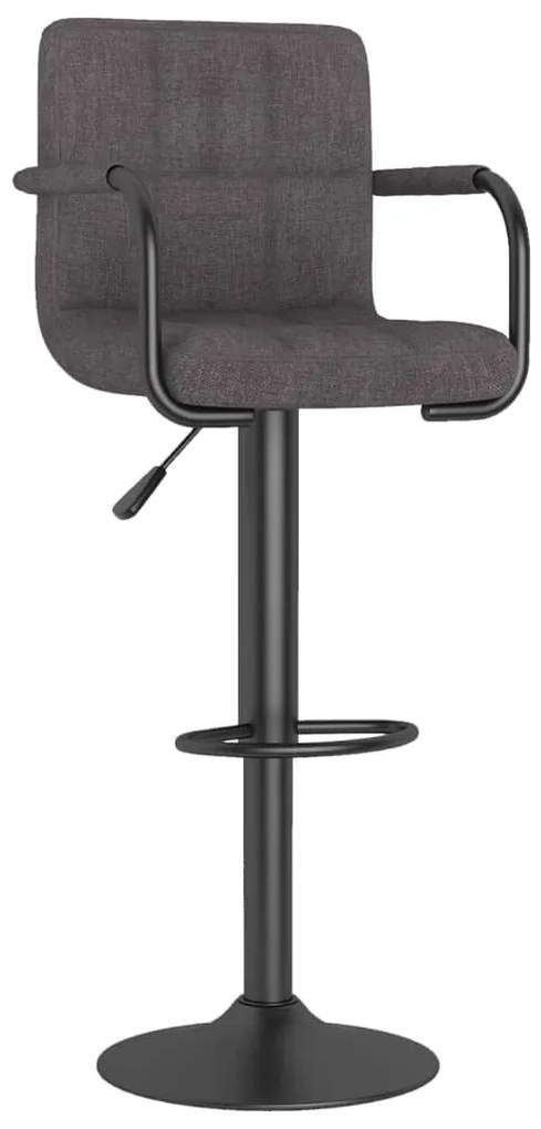 334634 vidaXL Бар табуретка, таупе, текстил