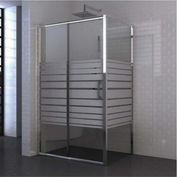 Душ кабина ICS 118/140NEW + ICS 111/31/80, 140-160x80x190см, 5мм