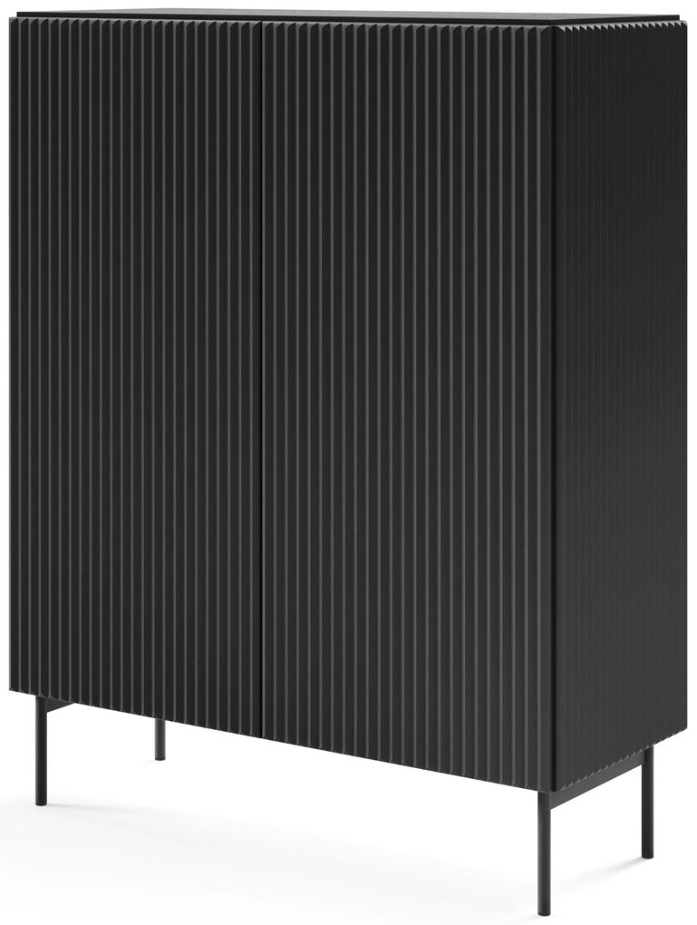 Бюфет Novo 2D-Черен