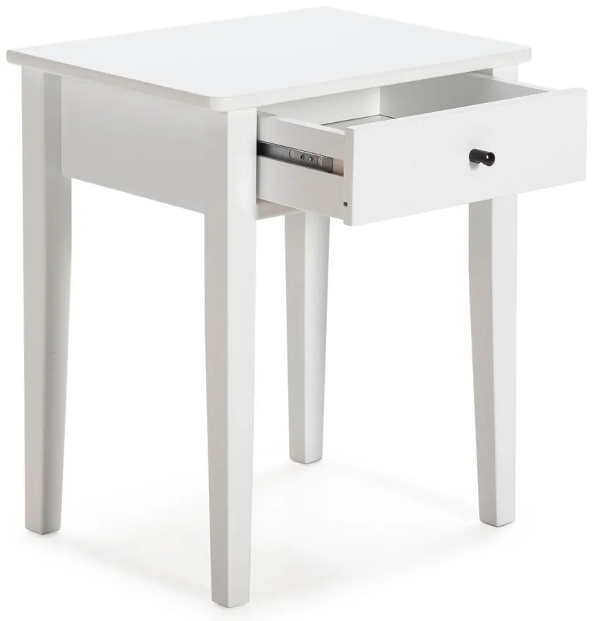 Нощно шкафче от бял бор Bart - Marckeric