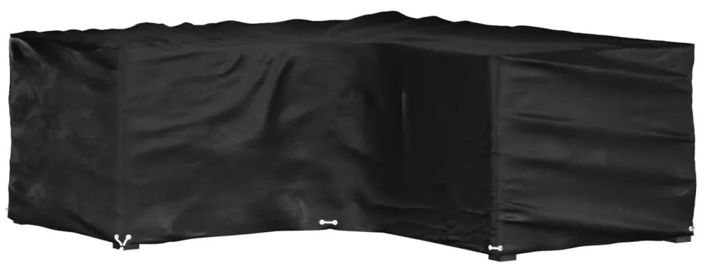 319315 vidaXL Покривало за ъглови градински мебели 16 капси 215x215x70 см