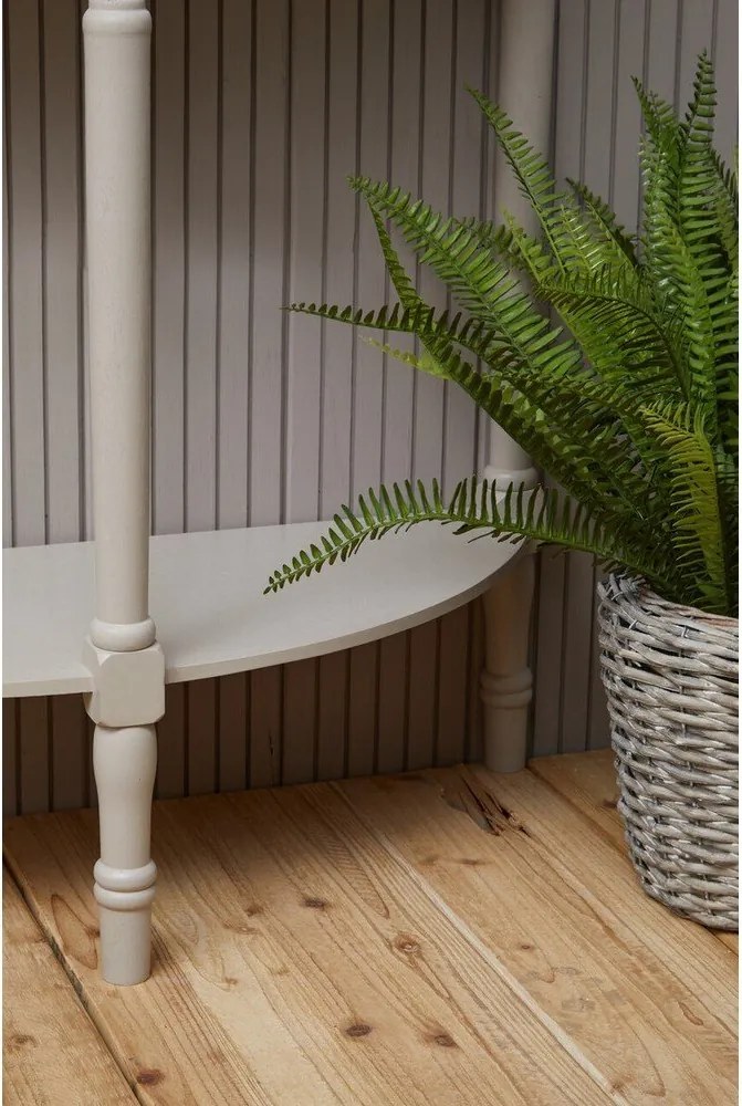 Бежова конзолна маса от масивен бор 30x80 cm Heritage – Premier Housewares