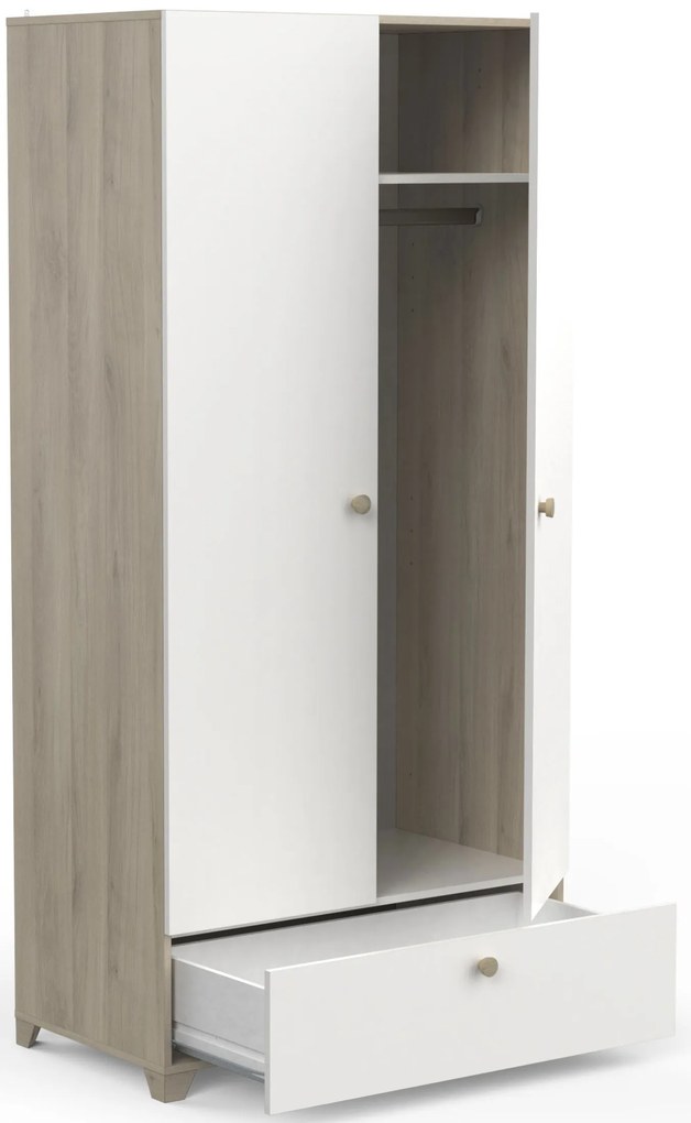 Гардероб с 2-врати Senna D-Leuko - Drus