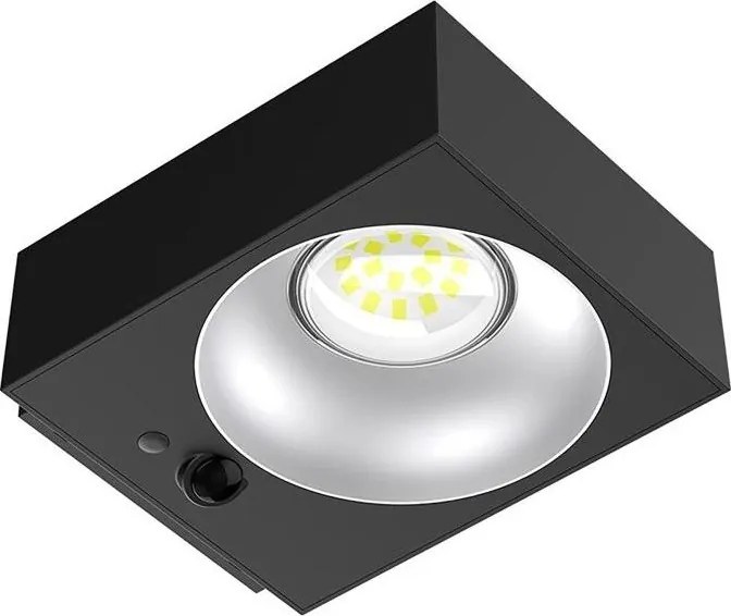 Viking - Димируемо соларно стенно осветително тяло със сензор LED/2W/3,7V IP65 4000K