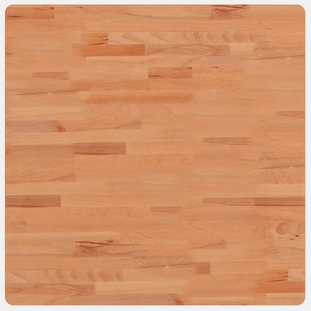 355969 vidaXL Плот за маса 70x70x1,5 см квадратен масивен бук