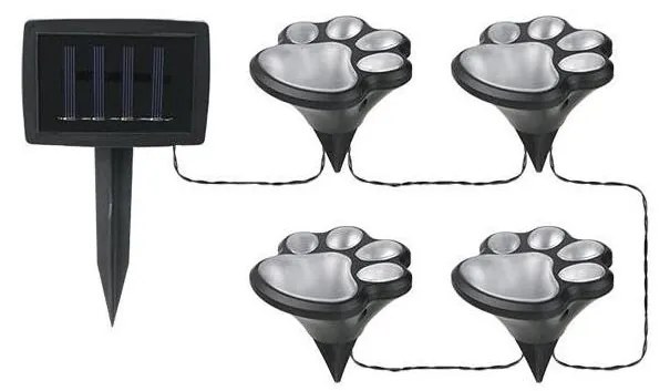 LED Соларна лампа LED/0,14W/2V 600 mAh IP44 лапи