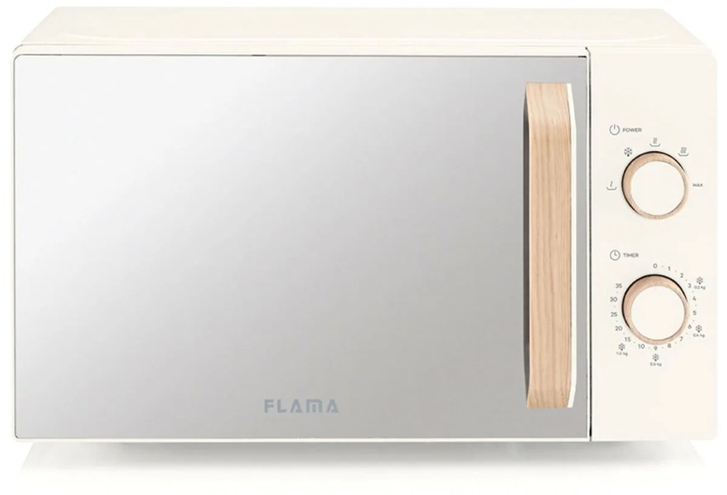 микровълновата фурна Flama 1831FL Сметана 700 W 20 L