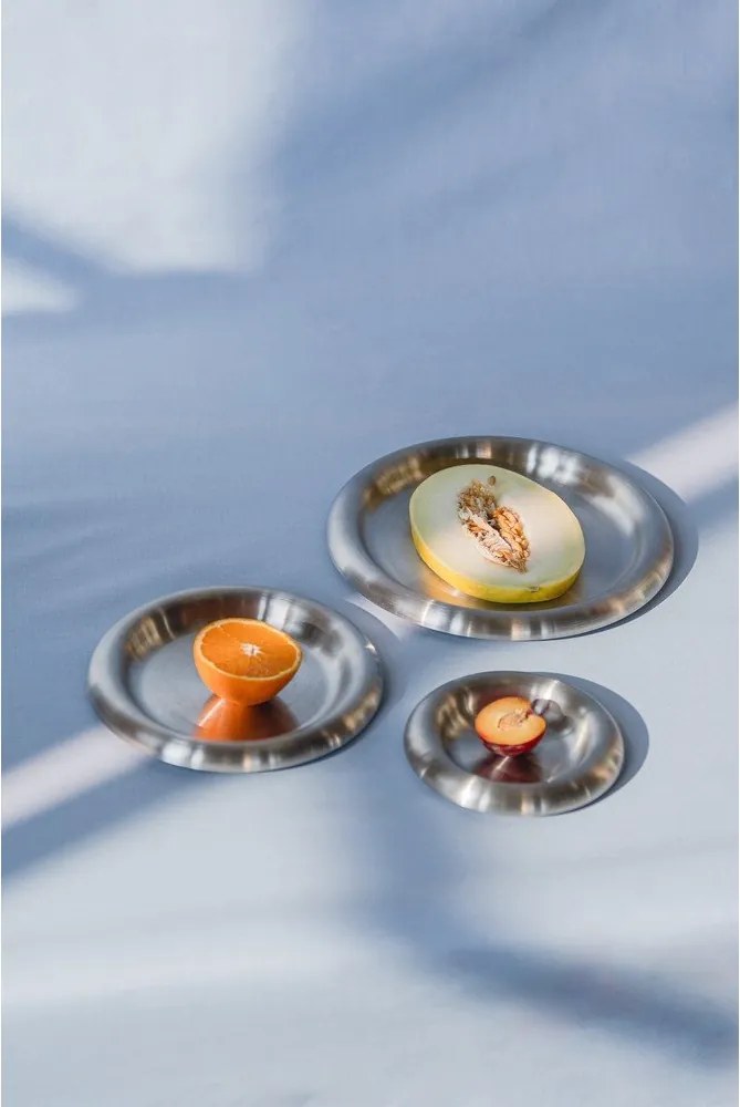 Чинии в комплект 2 бр. от неръждаема стомана в сребрист цвят ø 28 cm Roto – noo.ma